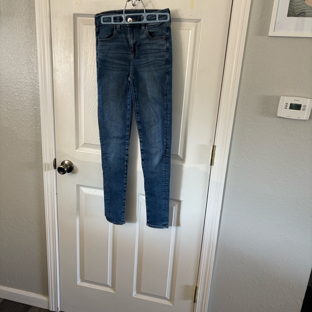 American Eagle Outfitters Dark Blue Skinny Jeans